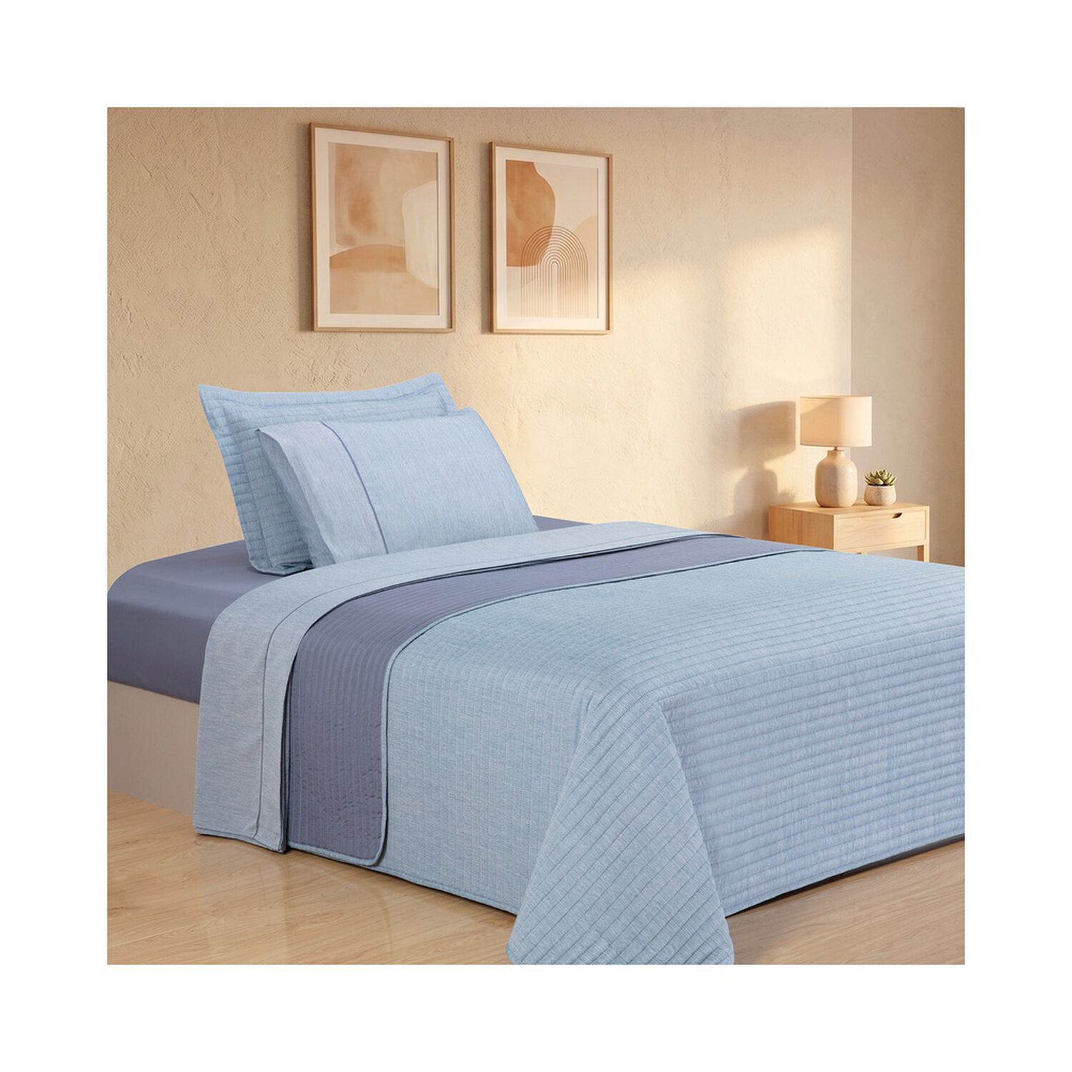 Set Andes Cationic Azul 1.5 Plazas image number 0.0