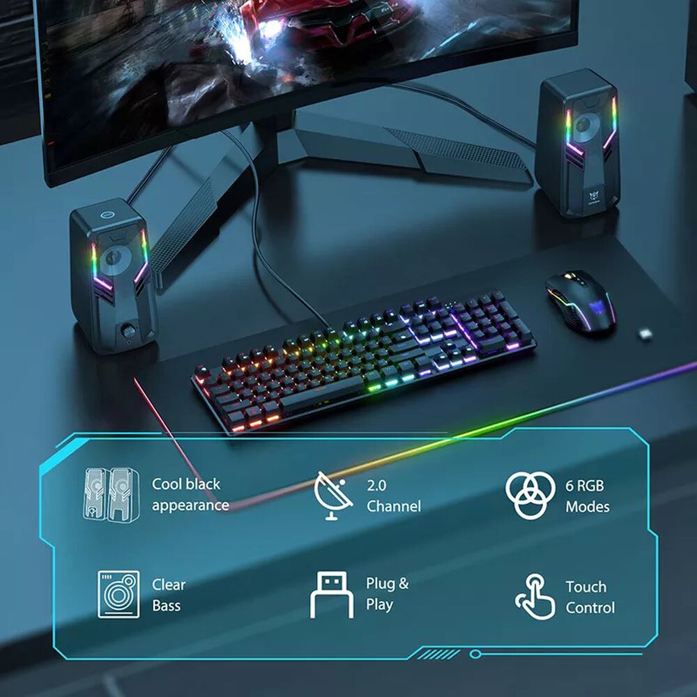 Parlantes Pc Gamer Onikuma G6 image number 7.0