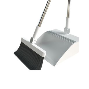Set Escoba Y Pala Con Dientes Plegable Gira 180 Grados