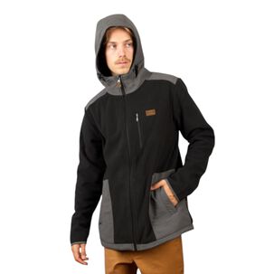 Chaqueta Polar Journey V2 Negro Hombre Falcone