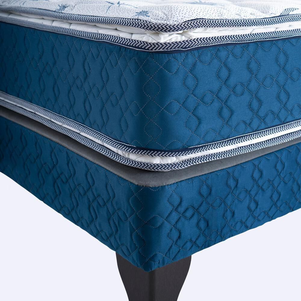 Cama Europea Celta Astral / King / Base Dividida + Set De Maderas image number 1.0