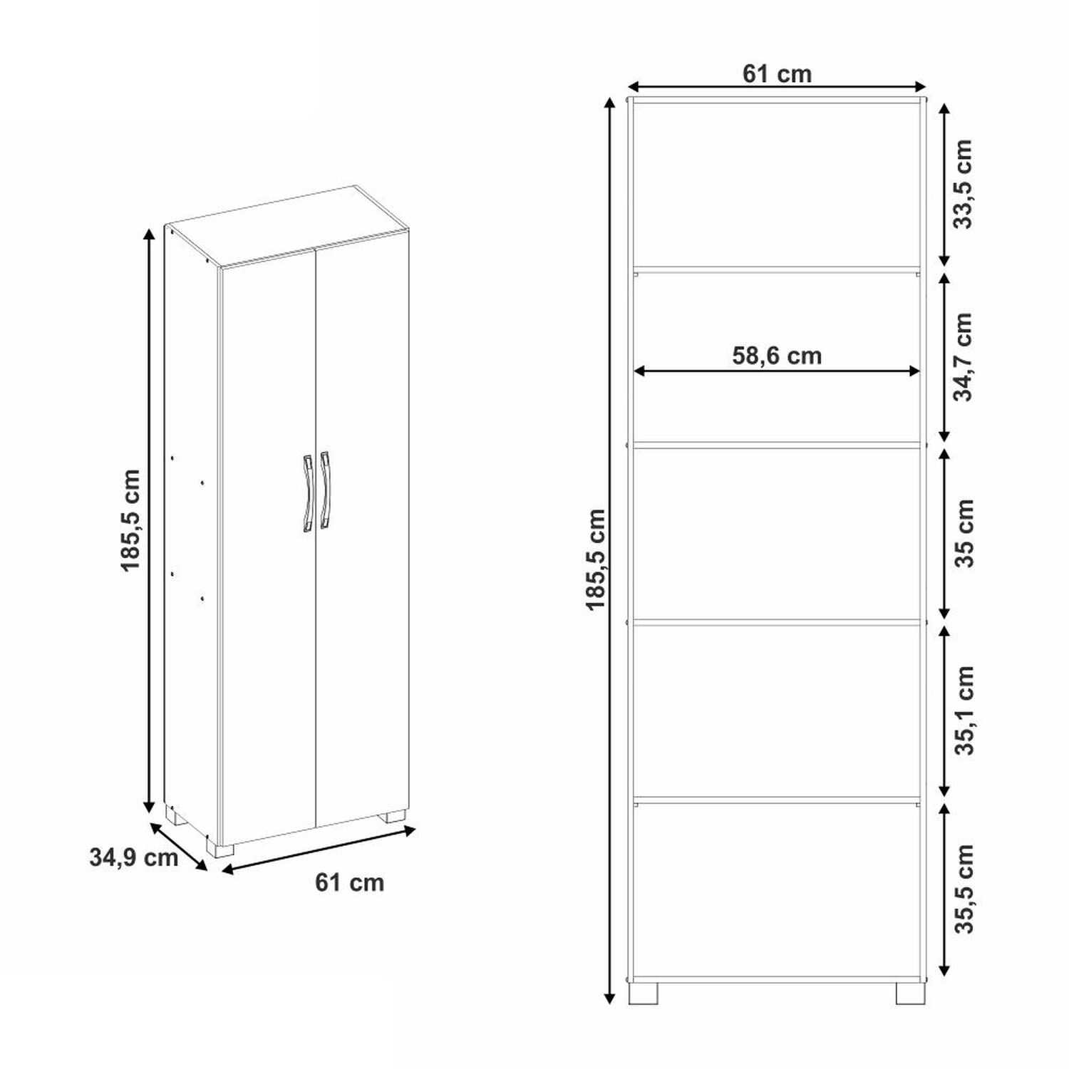 Mueble De Cocina Home Mobili Urano / / 2 Puertas image number 1.0
