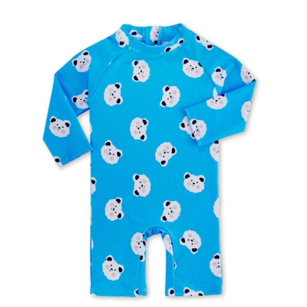 Traje De Baño Enterito Manga Larga Niño Jump Kids Azul image number 0.0