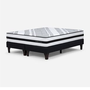 Cama Europea Rosen Driven / Super King / Base Dividida + Set De Maderas