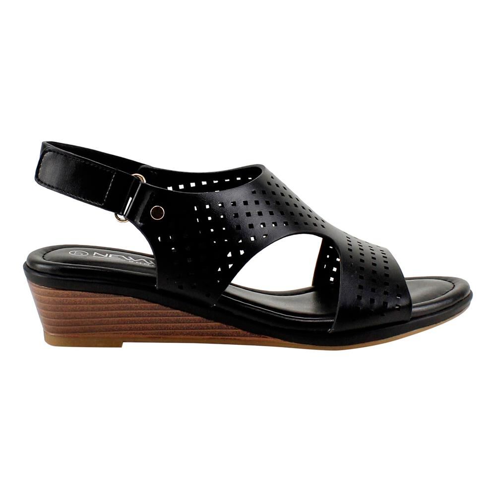 Sandalia Mujer New Walk H3t9397-4 Negro image number 0.0