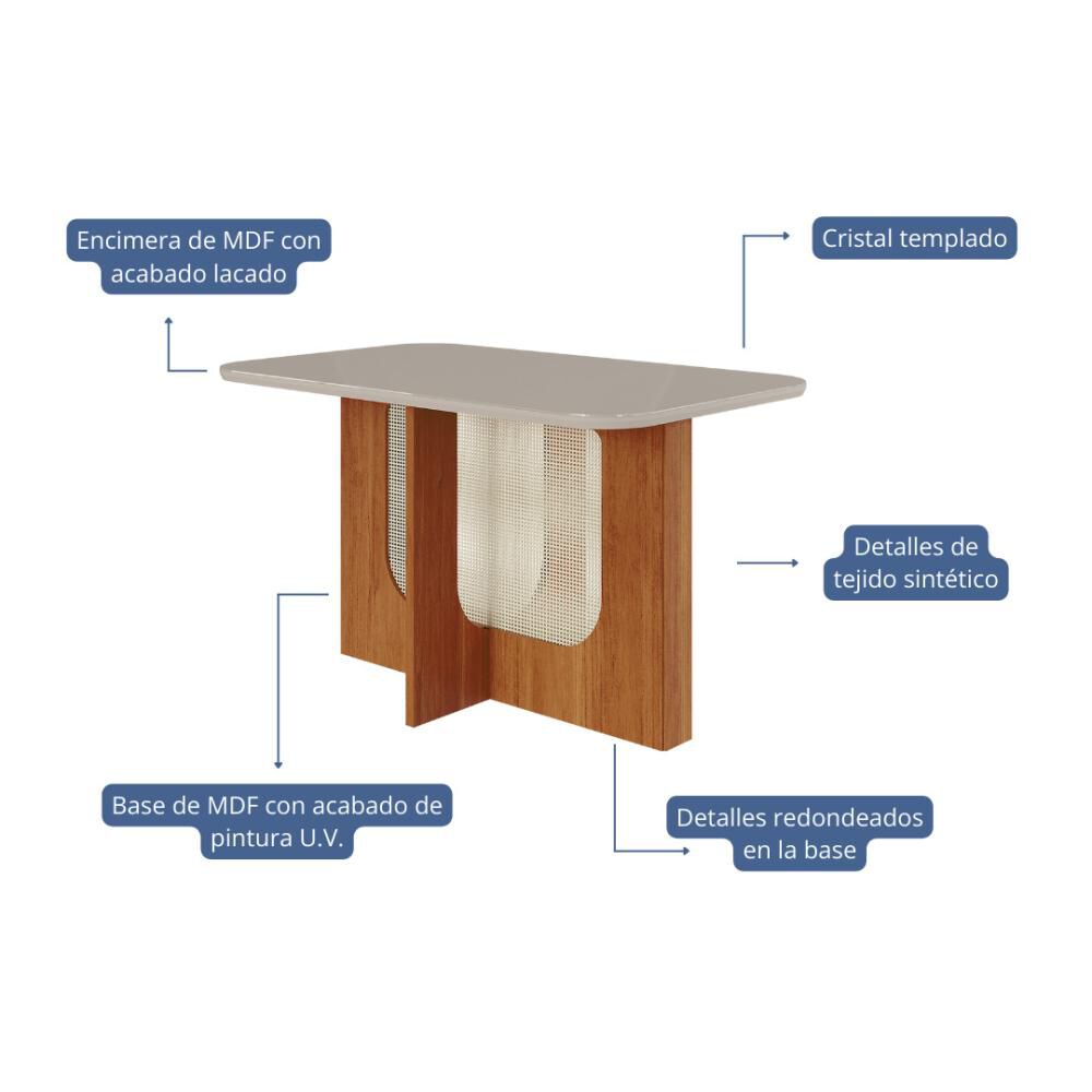 Juego De Comedor Decocasa Louis / 4 Sitiales image number 6.0