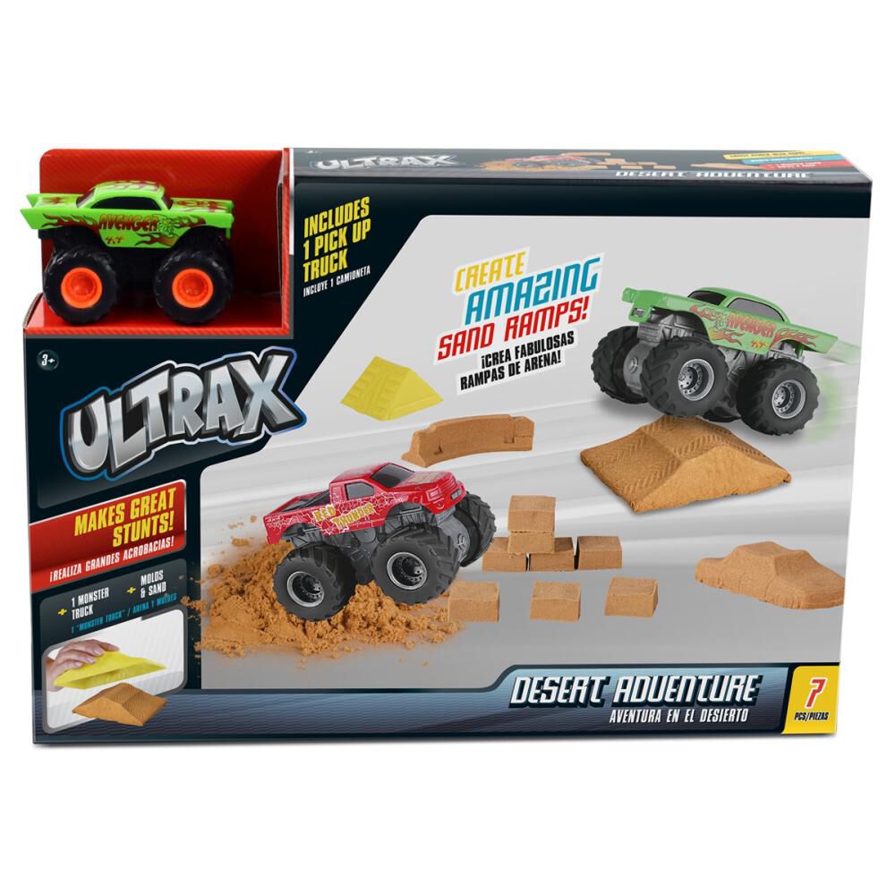 Auto De Juguete Ultrax Monster Friction Set Arena image number 1.0