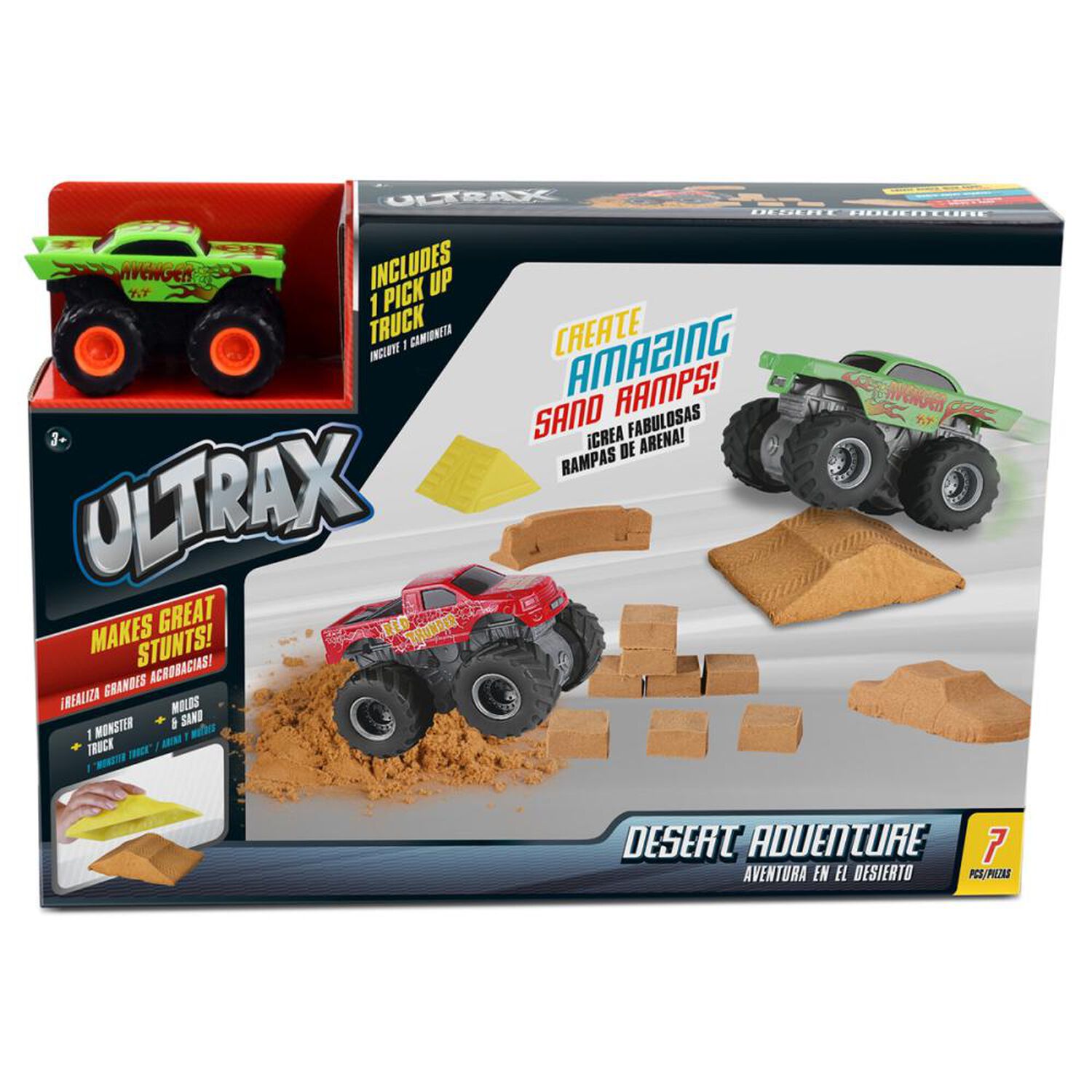 Auto De Juguete Ultrax Monster Friction Set Arena image number 1.0