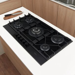Encimera A Gas Nat Signature 5 Quemadores Black Matt Fdv