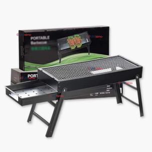 Mini Parrillera De Carb&oacute;n Plegable Port&aacute;til Acero