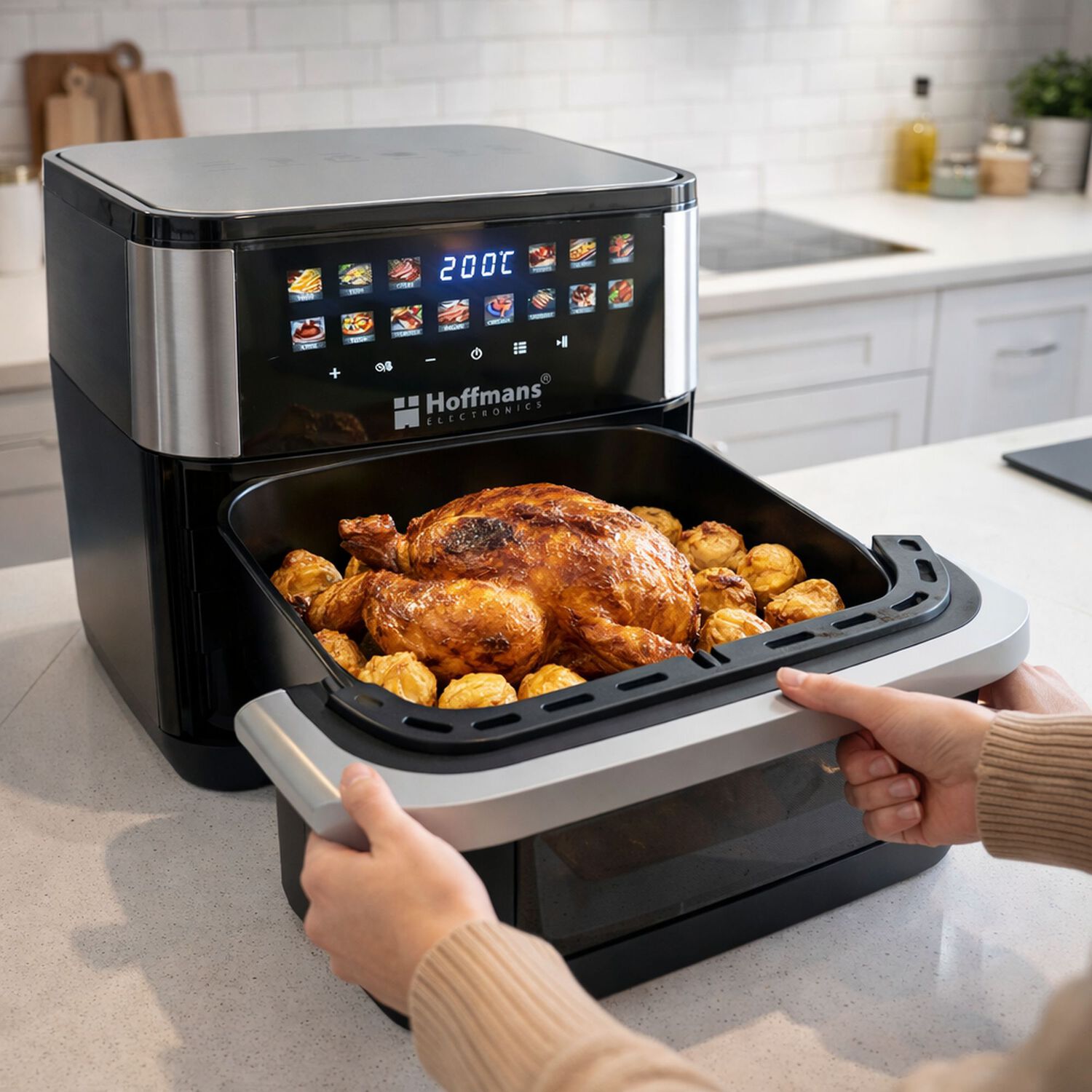 Freidora De Aire 15l Digital Horno Air Fryer Panel Digital image number 6.0