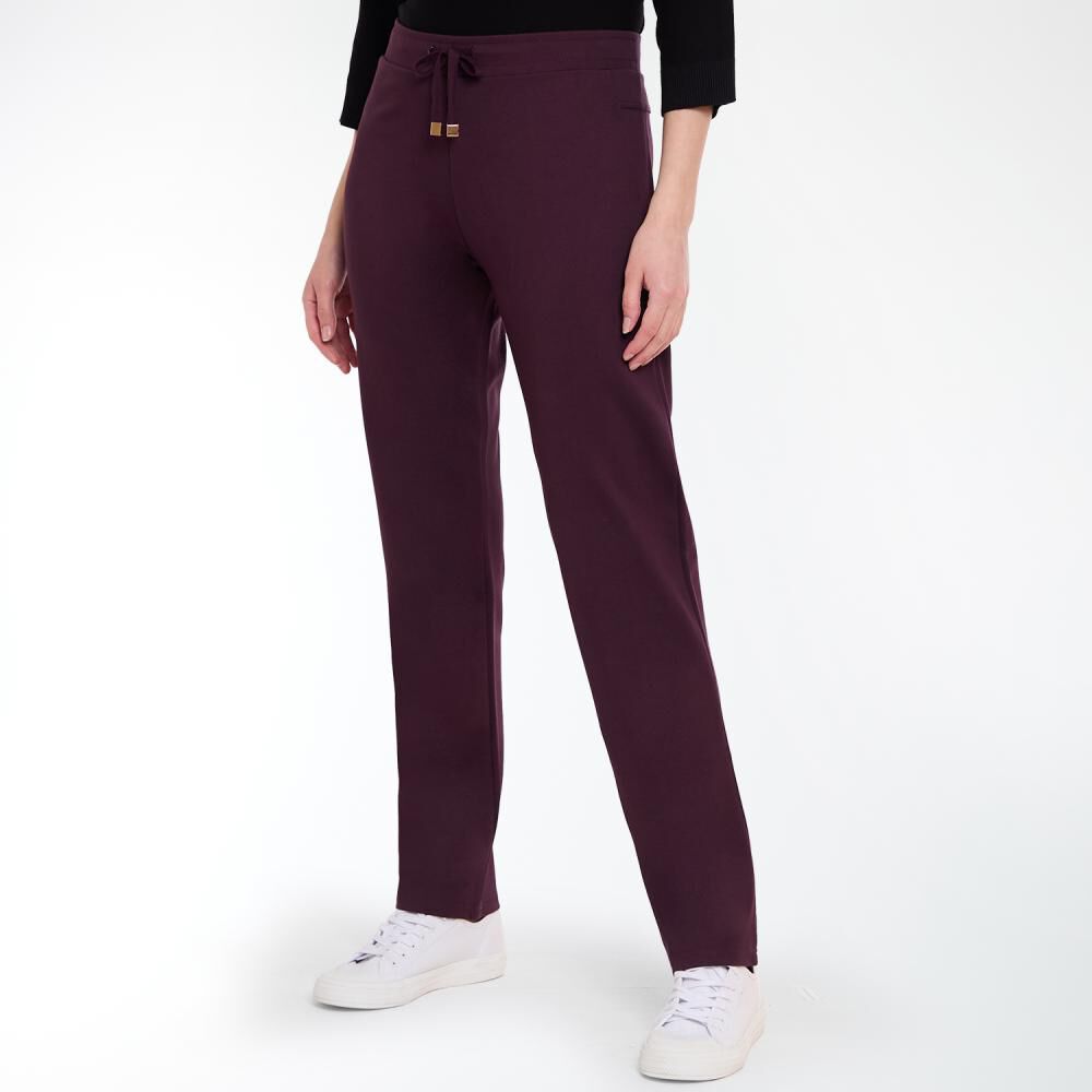Calza Con Pretina Y Lazo Tiro Alto Regular Mujer Lesage image number 2.0