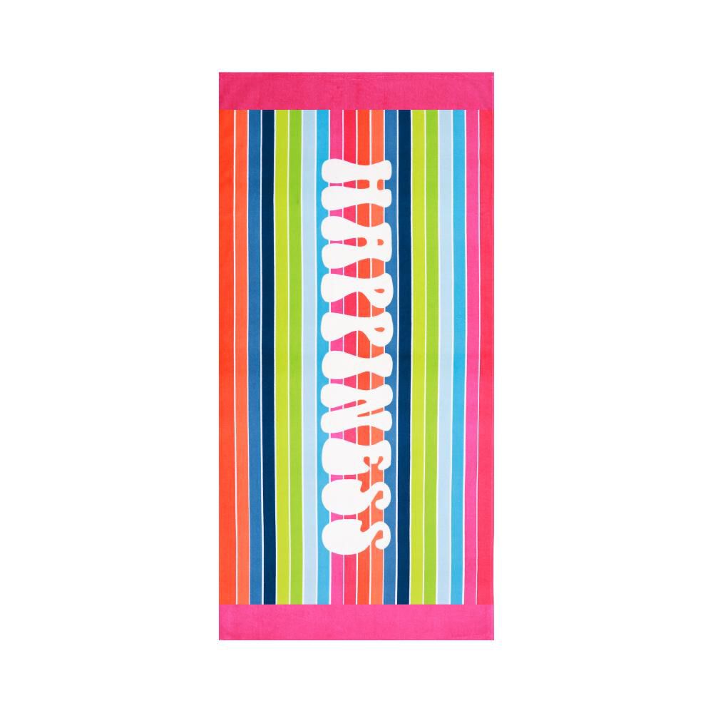 Toalla De Playa Casaideal Happy / 75 X 150 Cm image number 0.0