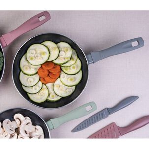 Sart&eacute;n Aluminio 24 Cm Gris Brando