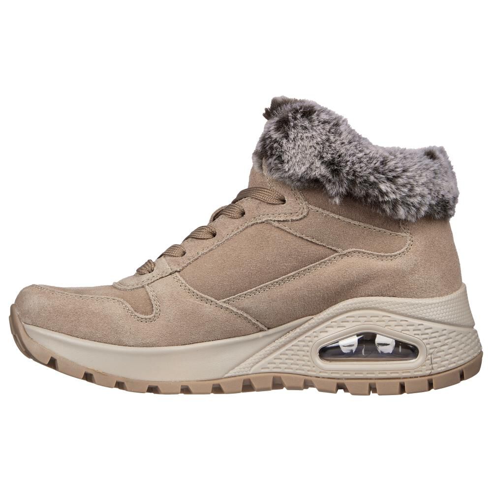 Botín Mujer Skechers Uno Rugged - Wintriness Cafe image number 2.0