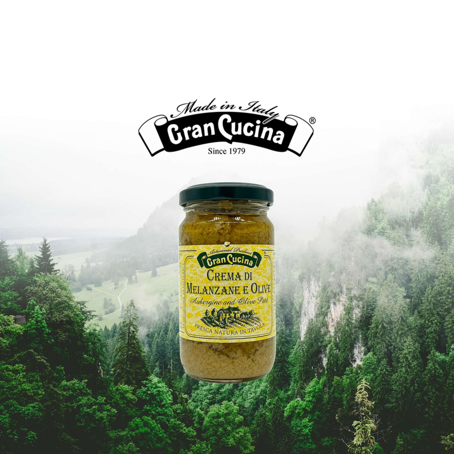 Pr Gran Cucina Pasta De Berenjena Y Aceitunas 1 X 180 Gr image number 1.0