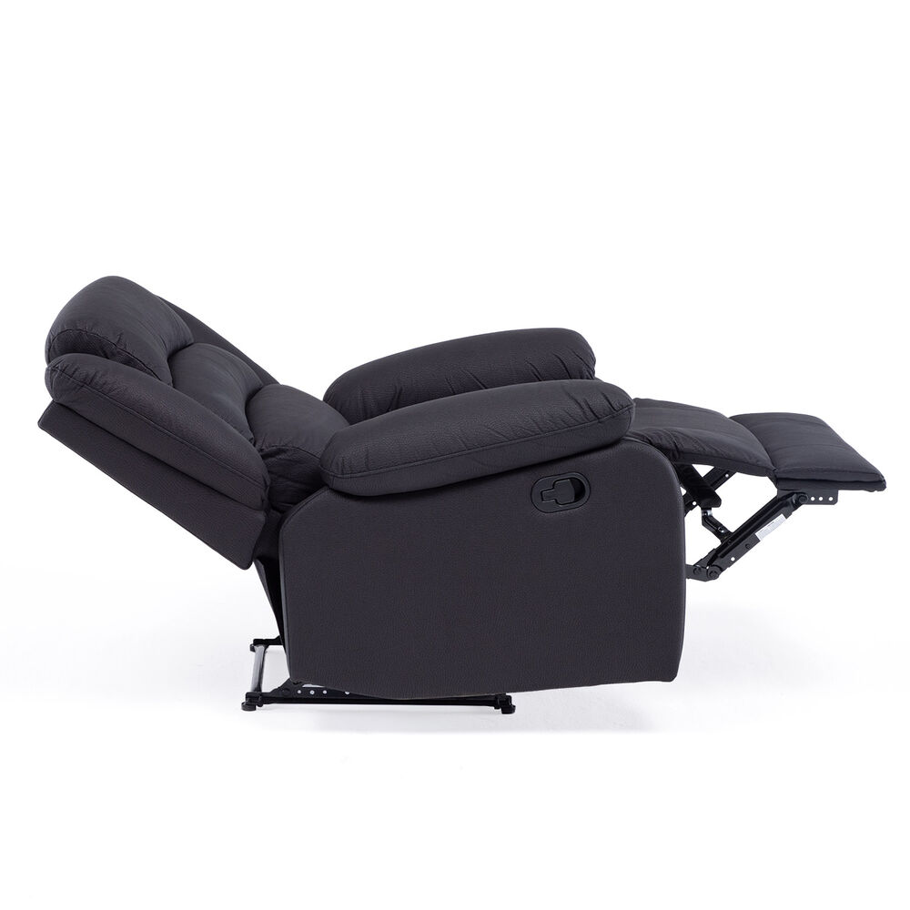 Berger 1 Cuerpo Reclinable Moderno Gris New Praga 8041rff image number 6.0