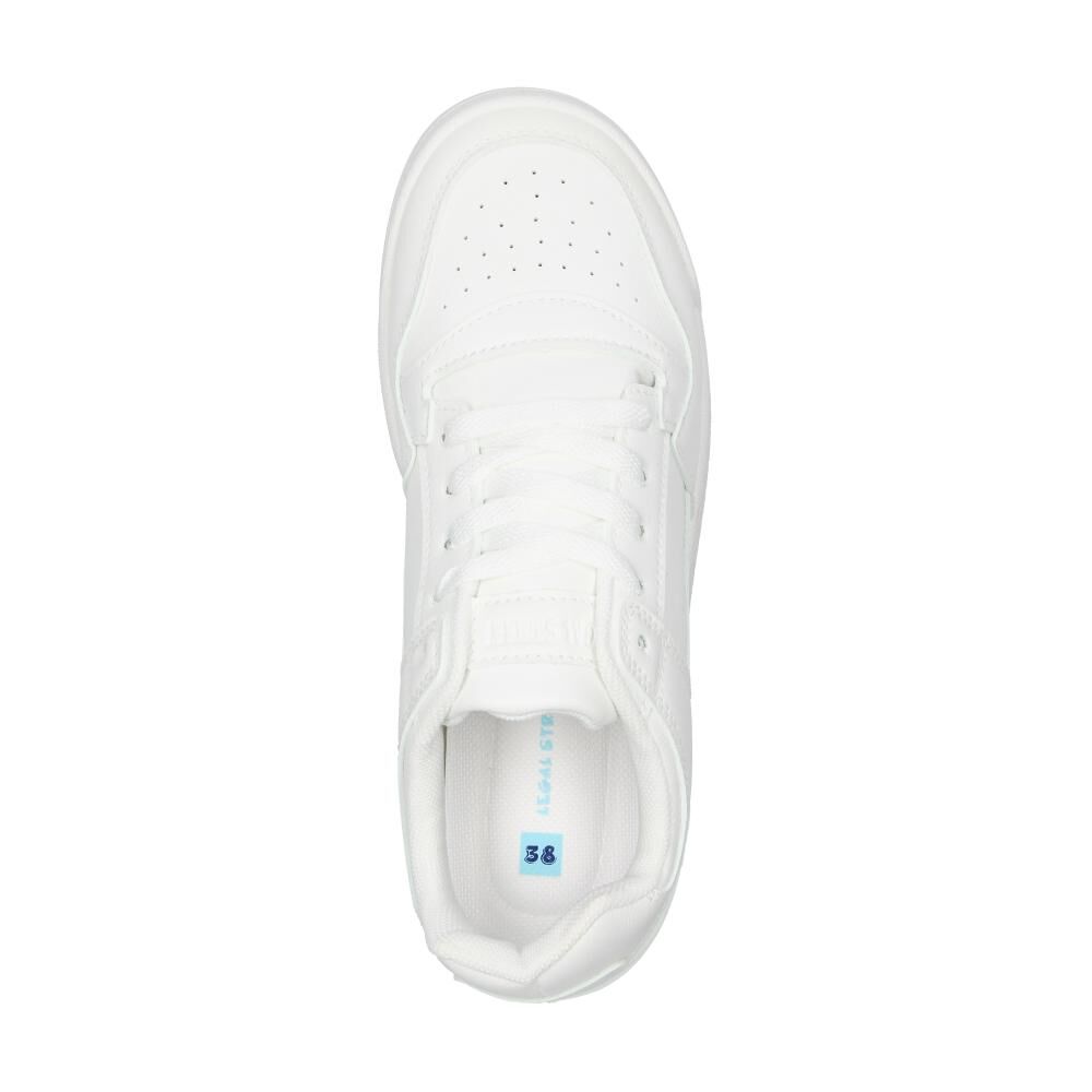 Zapatilla Escolar Legal Street Unisex Blanco image number 4.0