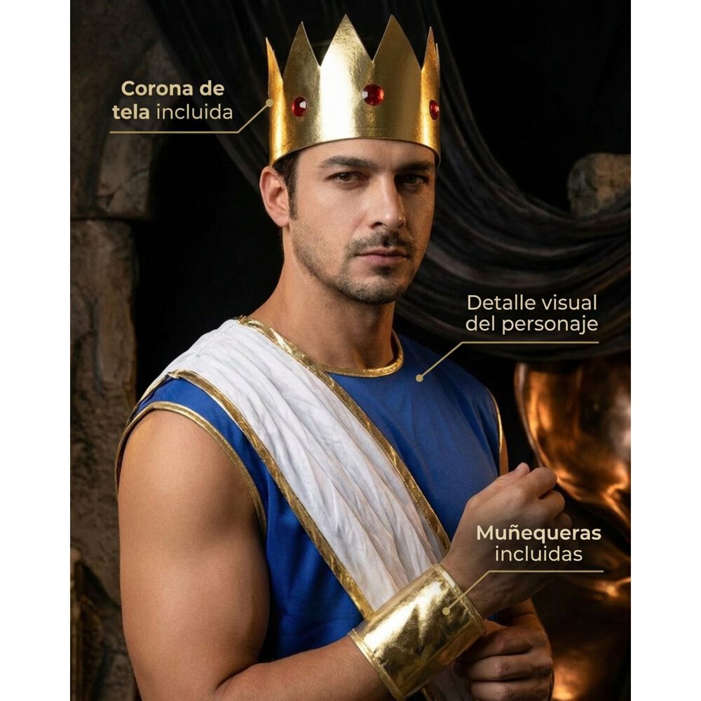 Disfraz Dios Griego Zeus Adulto image number 8.0
