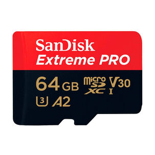 Tarjeta De Memoria Microsd Sandisk 64gb + Adaptador 200mb/s