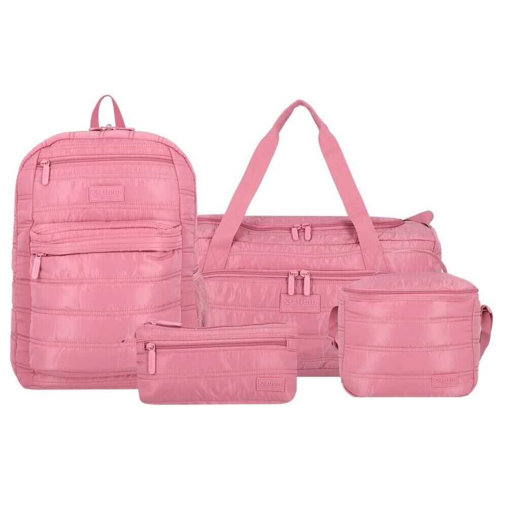 Megapack 6xt Mochila Ni&ntilde;a Xtrem Rosado image number 0.0