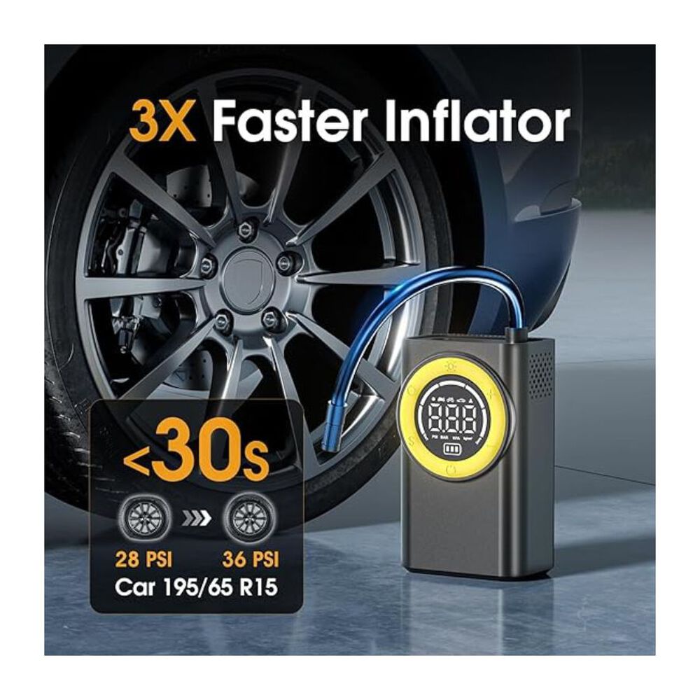 Compresor De Aire Port&aacute;til Para Neum&aacute;ticos Inalambrico 150psi image number 5.0
