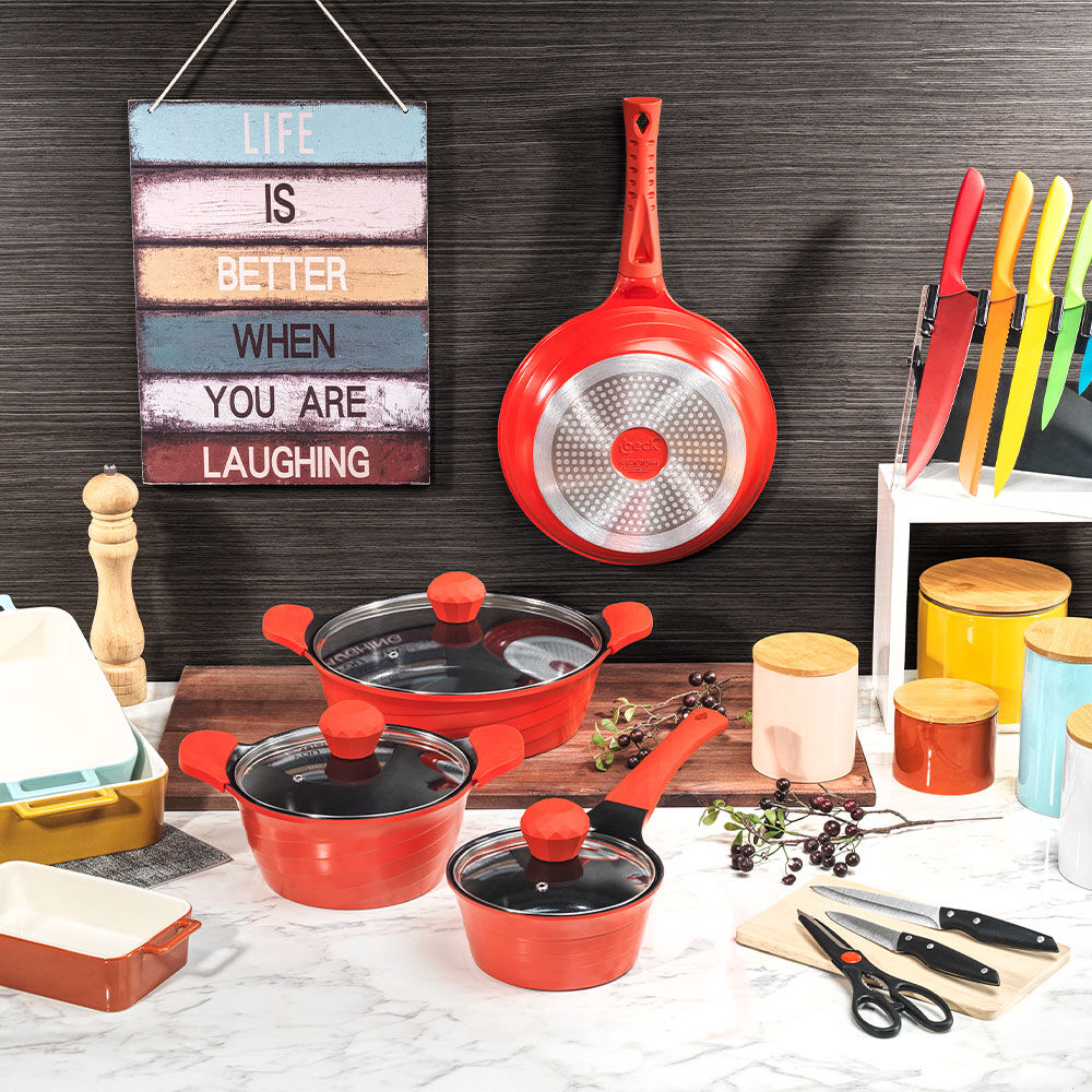 Olla Arrocera Beck Home & Kitchen Cast Pink / 4.2 Litros image number 3.0