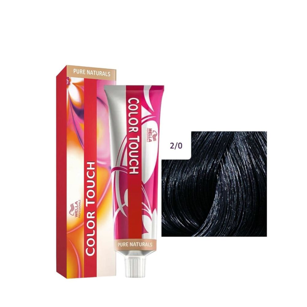 Tinte Para Cabello Wella Color Touch 2/0 Negro 60ml image number 1.0