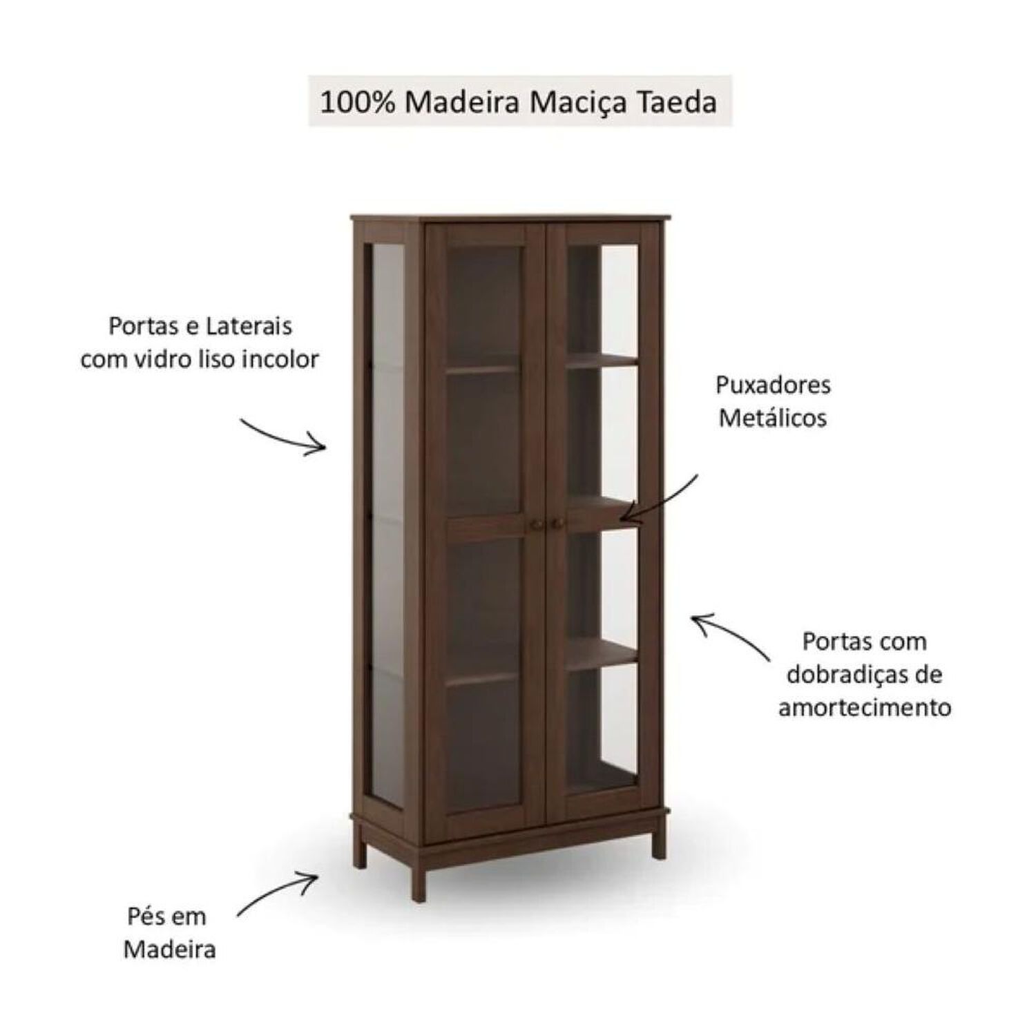 Vitrina Roca Modular Essencia Modular / 2 Puertas image number 2.0