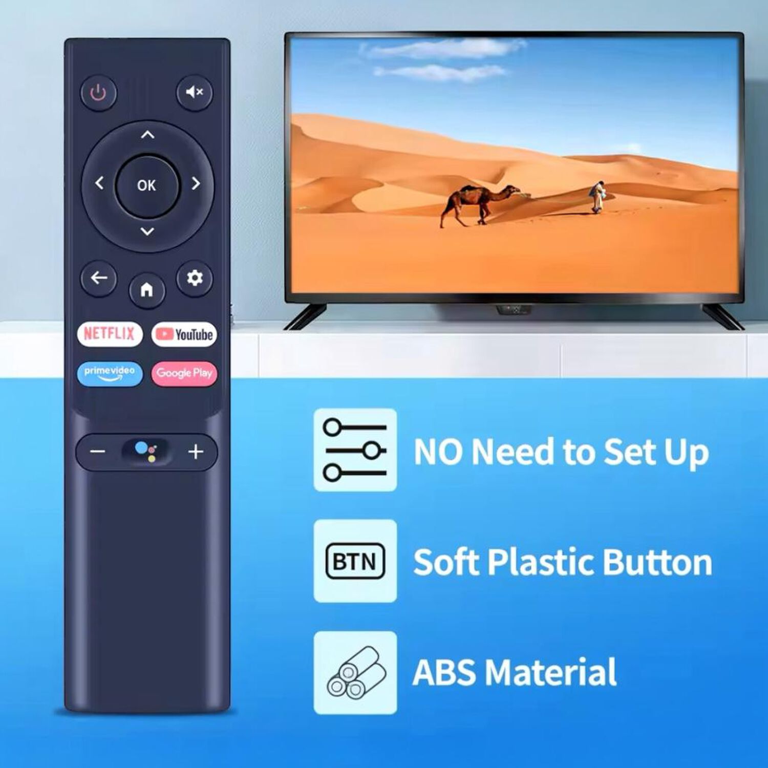 Control Remoto Aiwa Android Tv Full Hd 4k Netflix Youtube Primevideo Google Play image number 1.0