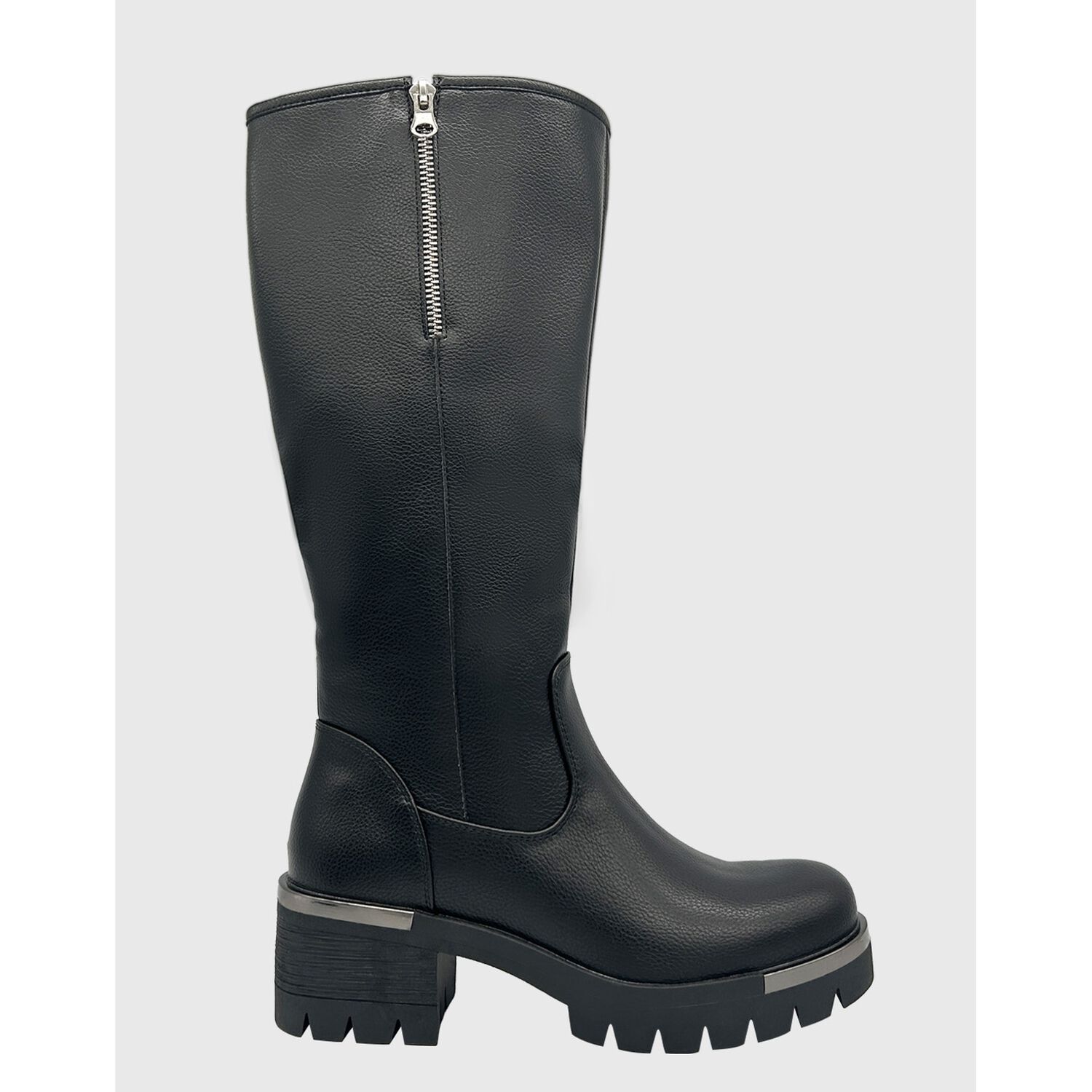 Bota Para Mujer, Negra Bajo La Rodilla Lisa Danicolle image number 2.0