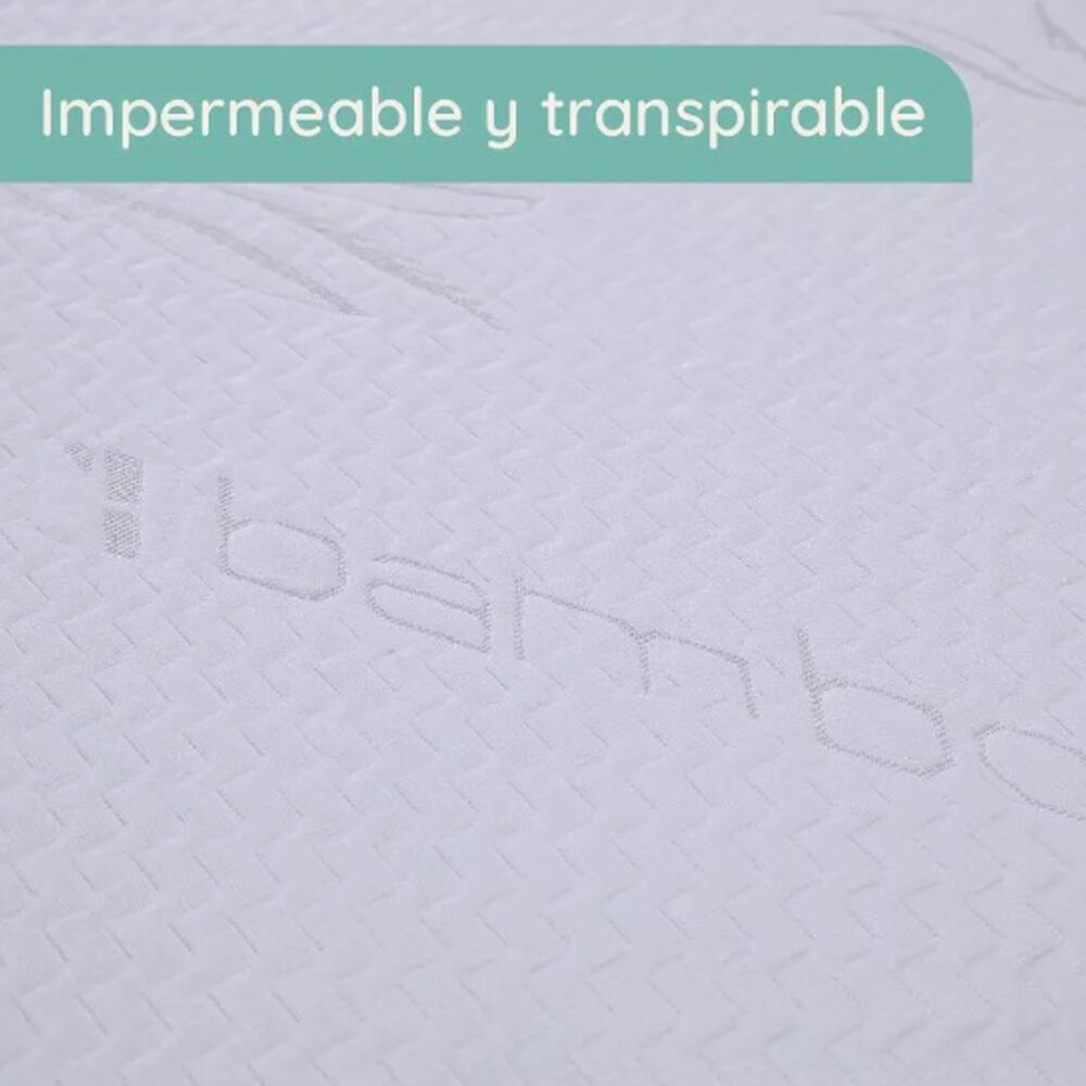 Cubre Colcho Impermeable Bambu King image number 4.0