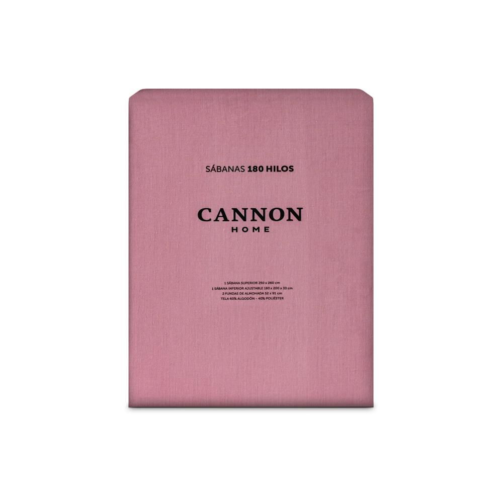 Juego De Sábanas Cannon Liso / 2 Plazas / 180 Hilos image number 3.0