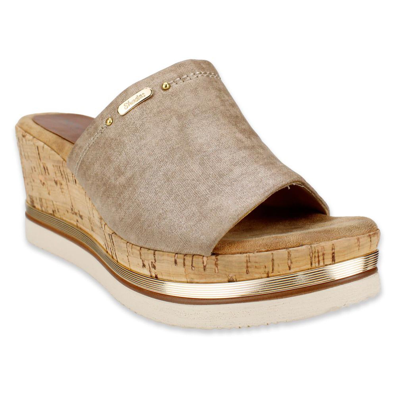 Sandalia Mujer New Walk 825-307-d0 Beige image number 1.0