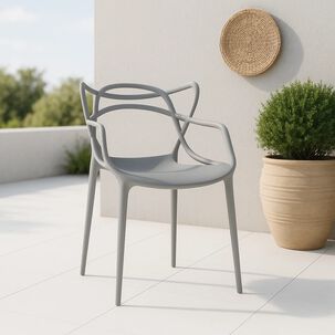 Silla De Terraza O Comedor Master - Gris Silla De Terraza O Comedor Master - Gris