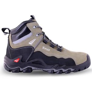 Bot&iacute;n V17 Nobuck Beige/negro Vflex