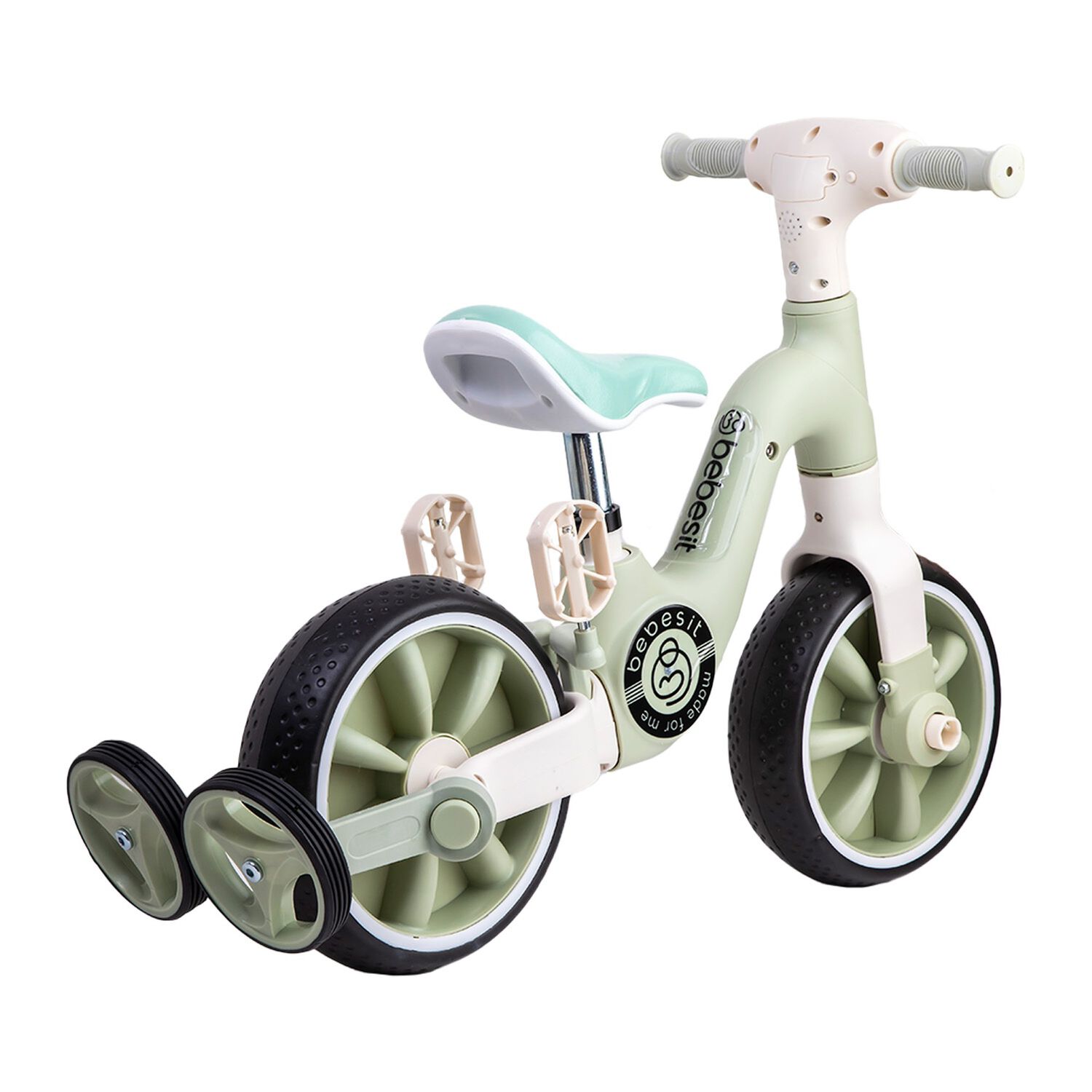 Triciclo Bicicleta Aprendizaje Pedales 2 En 1 Xt05 Verde image number 6.0