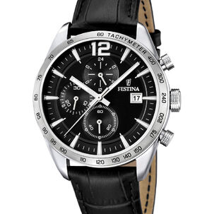 Reloj F16760/4 Festina Negro Hombre Timeless Chronograph