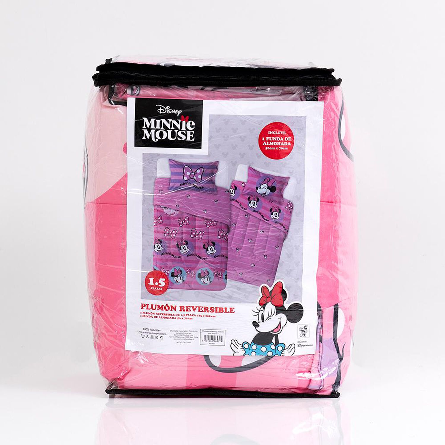 Plum&oacute;n Infantil Minnie Minnie Dots / 1.5 Plazas image number 2.0