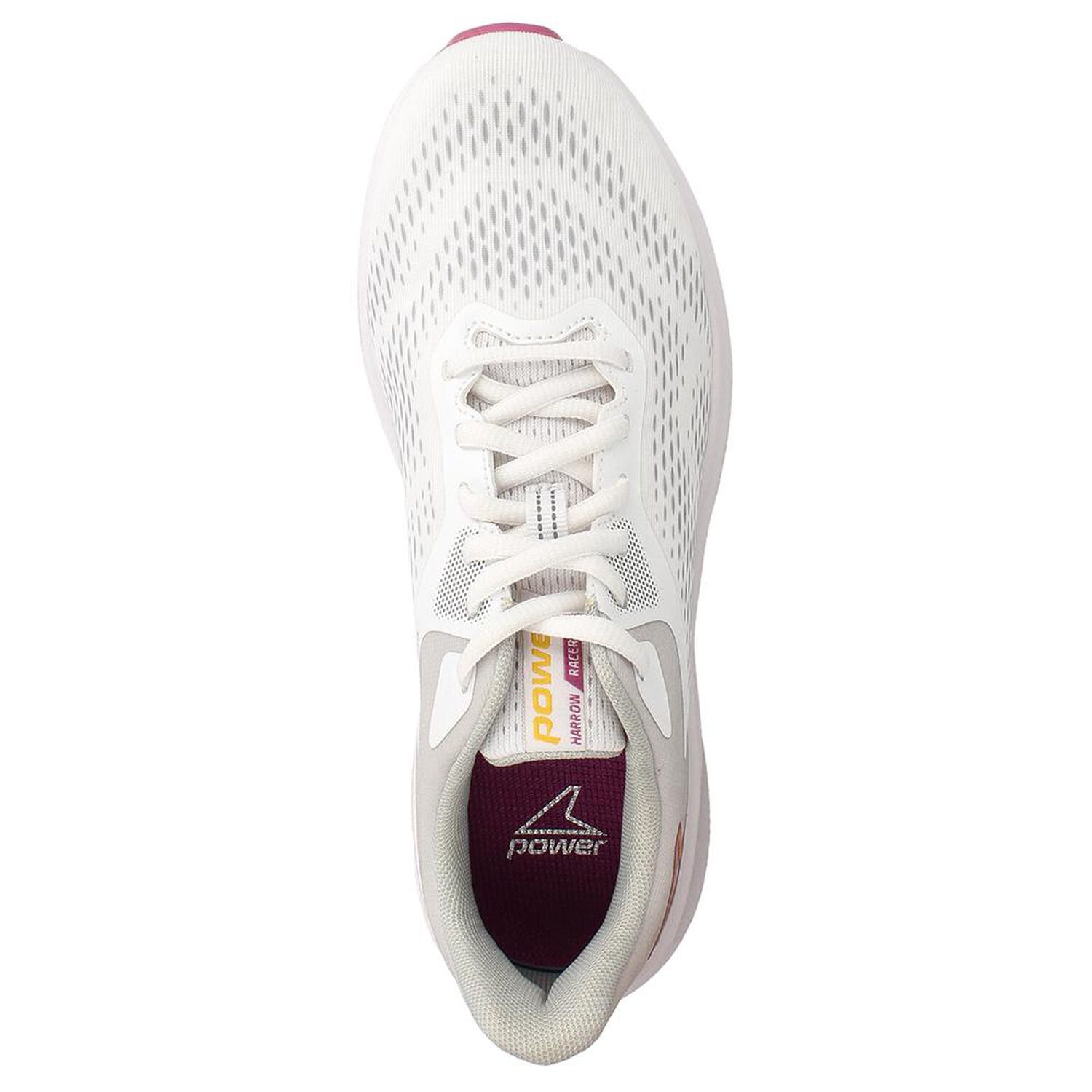 Zapatilla Running Mujer Power Harrow Plus Racer Sc Blanco image number 5.0