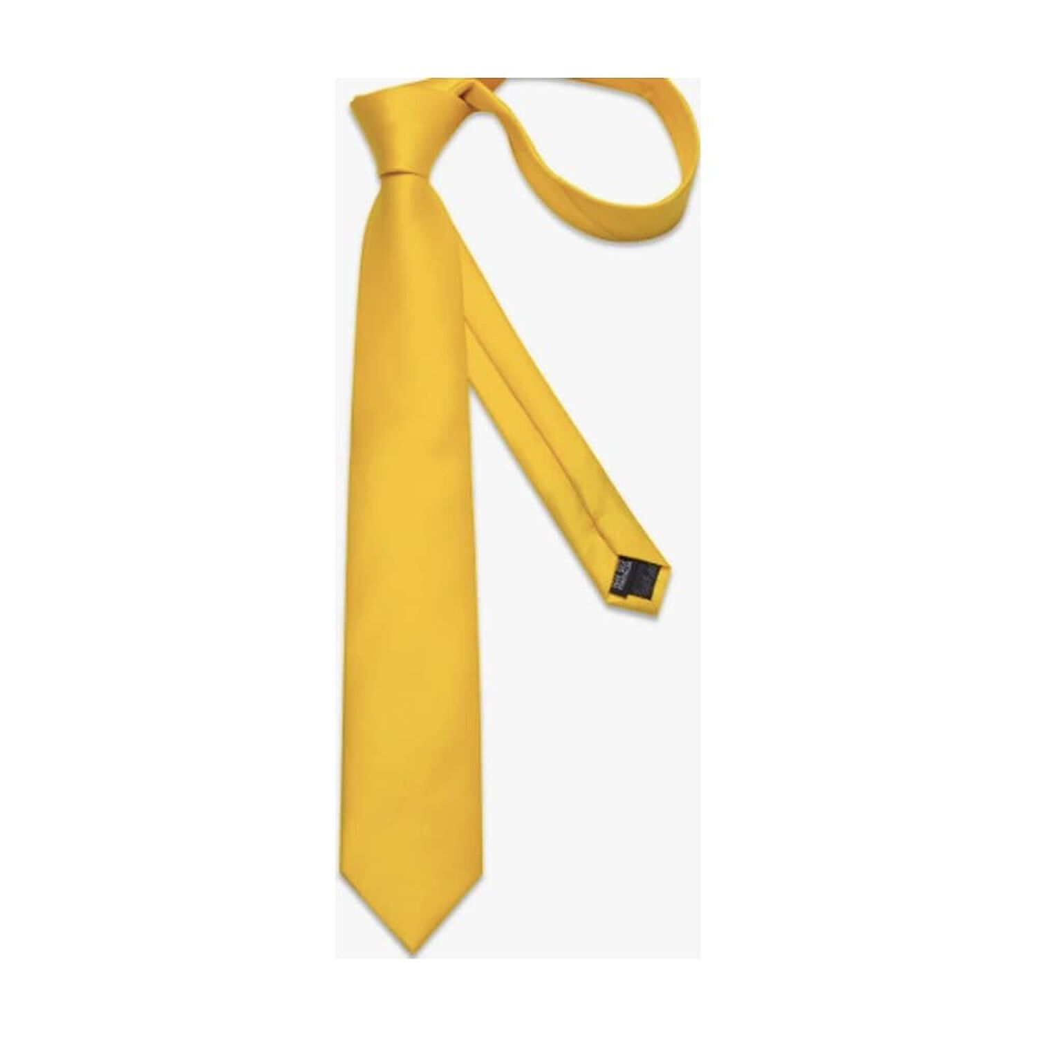 Corbatas Seda Hombres, Pa&ntilde;o Y Colleras Amarillo image number 2.0