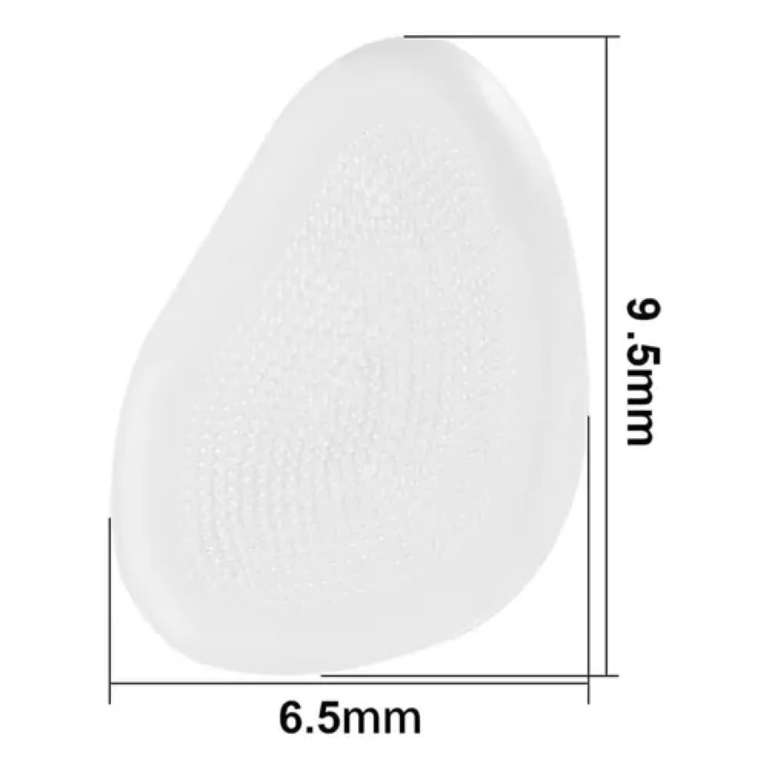 Plantilla Almohadilla Gel Silicona Para Metatarso Planta Pie Estandar Transparente image number 2.0