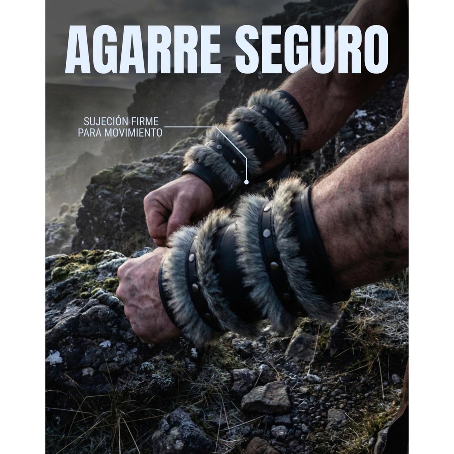 Disfraz Brazalete Armadura Lobo Vikingo image number 16.0