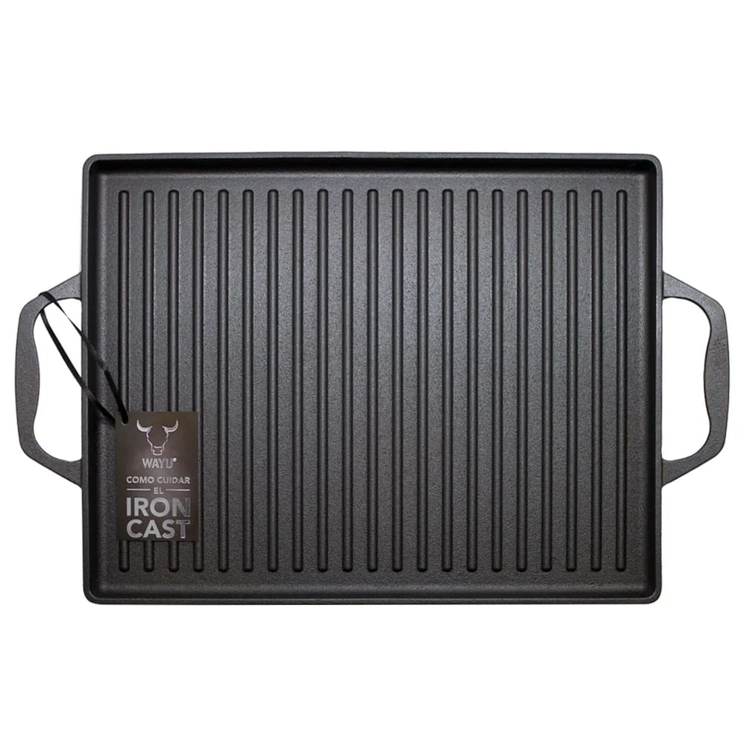 Plancha Parrilla Churrasquera Wayu Con Asas Hierro 44x28 Cm image number 1.0