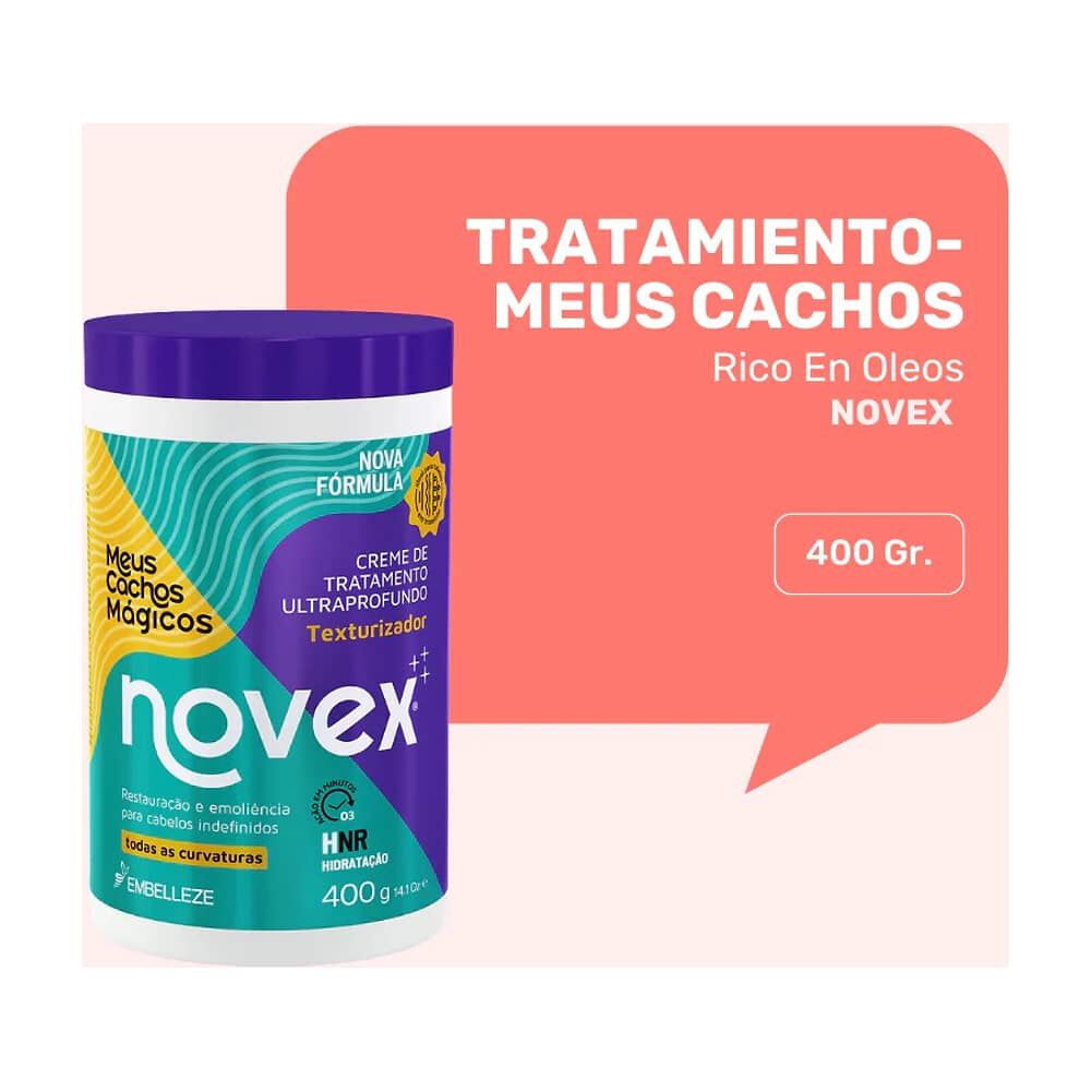 Crema De Tratamiento Meus Cachos Magicos Novex 400g image number 2.0