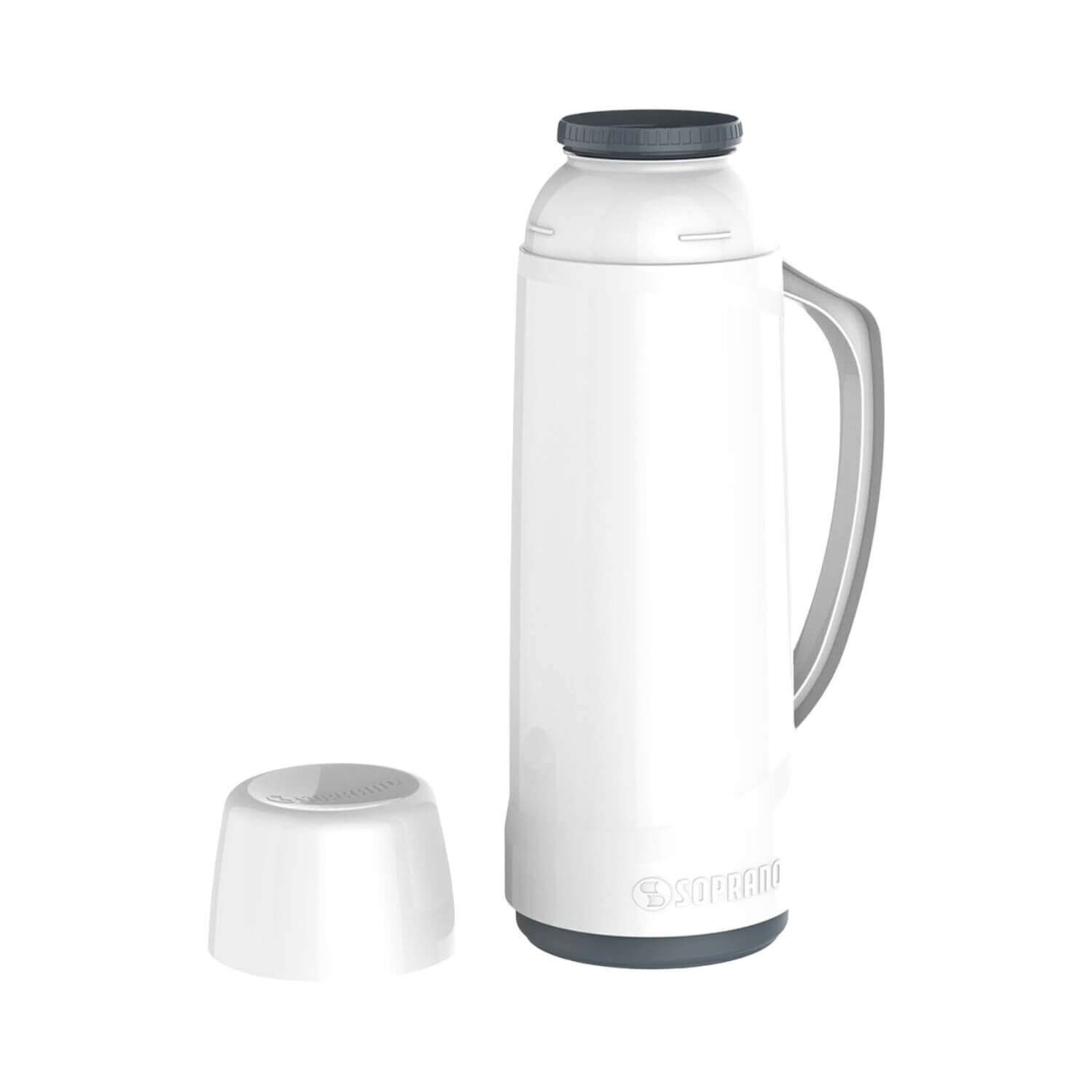 Termo Soprano Cristal 1 Litro Blanco image number 1.0