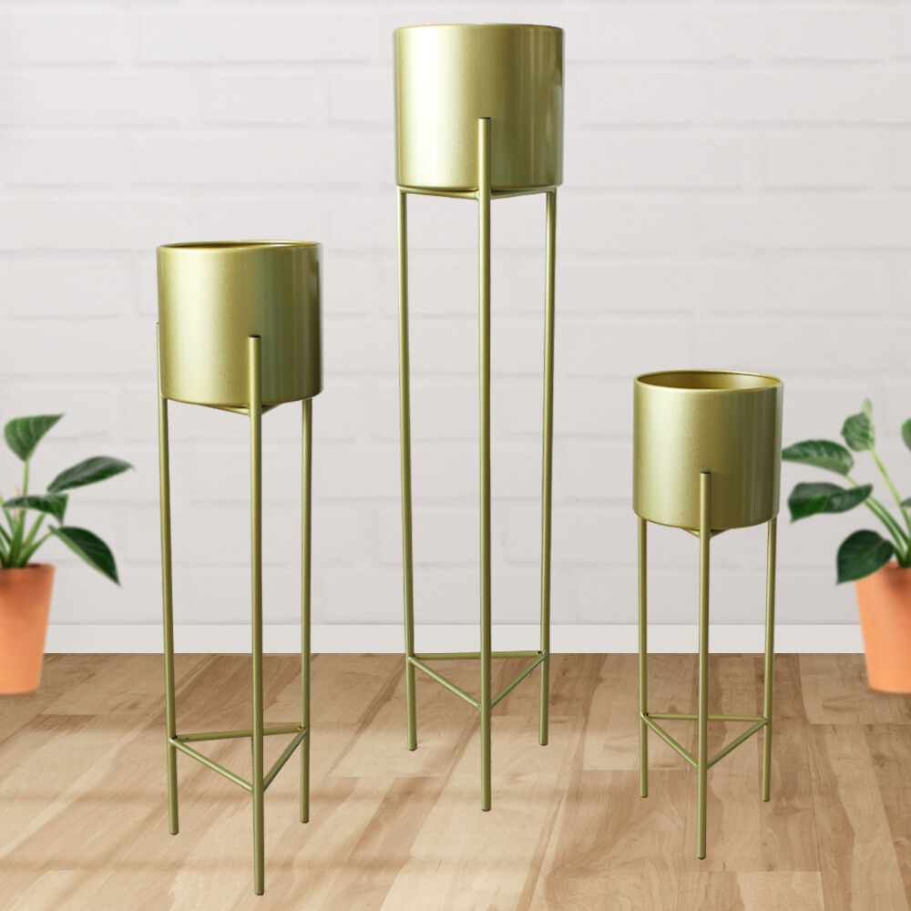 Maceteros Pedestal Set Con 3 Unidades image number 3.0