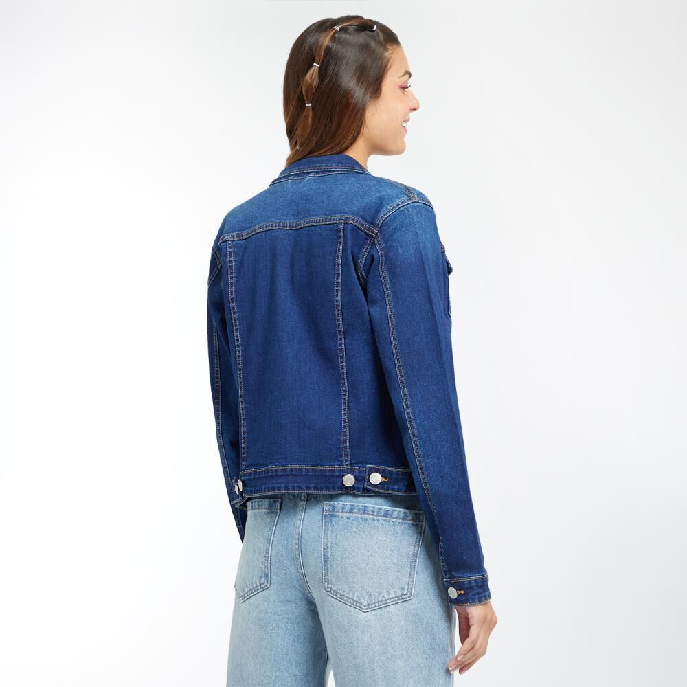 Chaqueta Denim Regular Mujer Freedom image number 3.0
