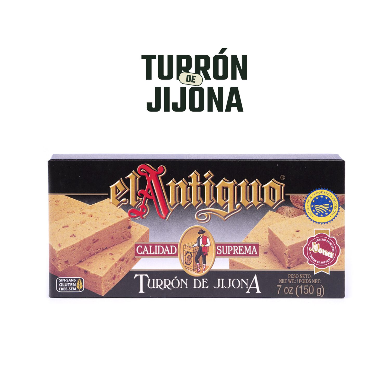 Turr&oacute;n De Jijona El Antiguo 1 X 150 Gr image number 2.0