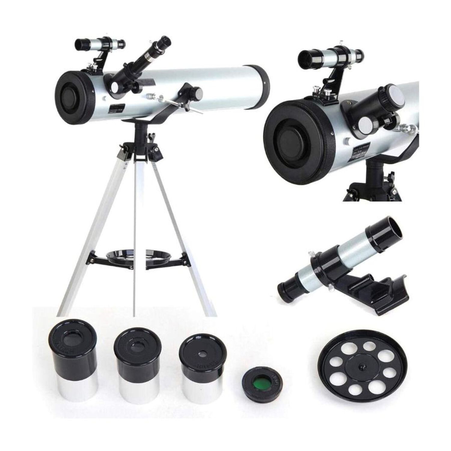 Telescopio Astronomico Profesional Reflector F70076 76mm image number 4.0